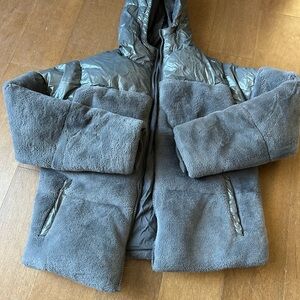 Cozy Kids Charcoal Puffer Jacket